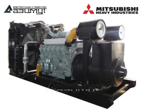 Дизельная электростанция 1000 кВт Mitsubishi-SME (Китай) АД-1000С-Т400-2РМ8C с АВР