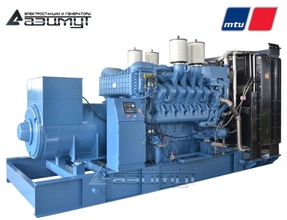 Дизельная электростанция 1200 кВт MTU АД-1200С-Т400-2РМ27 с АВР