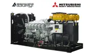 Дизель генератор 1200 кВт Mitsubishi АД-1200С-Т400-2РМ8 с АВР