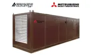 Дизель генератор АД-1200С-Т400-1РНМ8C MITSUBISHI-SME мощностью 1200 кВт в контейнере