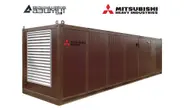 Дизель генератор АД-1200С-Т400-2РНМ8C MITSUBISHI-SME мощностью 1200 кВт в контейнере с автозапуском (АВР)