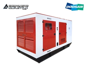 Дизельный генератор 400 кВт Doosan в кожухе АД-400С-Т400-1РКМ17