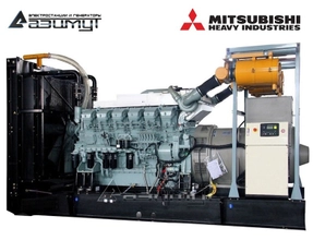 Дизельный генератор 550 кВт Mitsubishi АД-550С-Т400-1РМ8