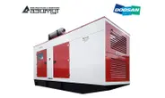 Дизельный генератор 550 кВт Doosan в кожухе АД-550С-Т400-1РКМ17