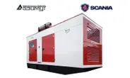 Дизельный генератор 550 кВт Scania в кожухе АД-550С-Т400-1РКМ22