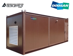 Дизель генератор АД-550С-Т400-1РНМ17 Doosan мощностью 550 кВт в контейнере