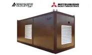 Дизель генератор АД-600С-Т400-2РНМ8 Mitsubishi мощностью 600 кВт в контейнере с автозапуском (АВР)