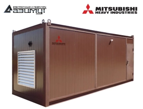 Дизель генератор АД-600С-Т400-1РНМ8C Mitsubishi-SME мощностью 600 кВт в контейнере