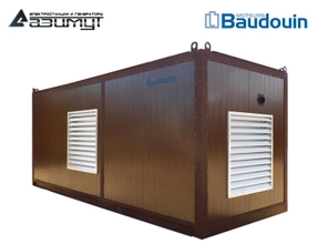 Дизель генератор АД-600С-Т400-1РНМ9 Baudouin Moteurs мощностью 600 кВт в контейнере