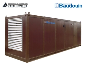Дизель генератор АД-700С-Т400-1РНМ9 Baudouin Moteurs мощностью 700 кВт в контейнере