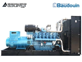 Дизельный генератор 720 кВт Baudouin Moteurs АД-720С-Т400-2РМ9 с АВР