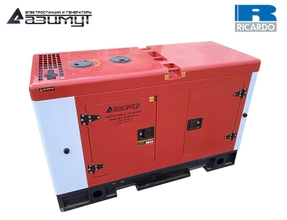 Дизельный генератор 8 кВт Ricardo в шумозащитном кожухе АД-8С-230-1РКМ19
