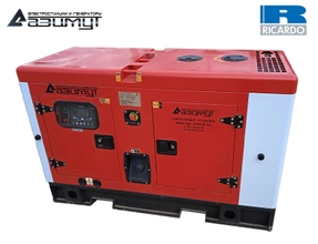 Дизельный генератор 8 кВт Ricardo в шумозащитном кожухе АД-8С-Т400-1РКМ19