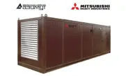 Дизель генератор АД-800С-Т400-2РНМ8 Mitsubishi мощностью 800 кВт в контейнере с автозапуском (АВР)
