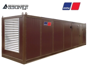 Дизель генератор АД-900С-Т400-2РНМ27 MTU мощностью 900 кВт в контейнере с автозапуском (АВР)