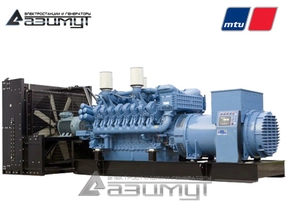 Дизель генератор 2000 кВт (2 МВт) MTU, модель АД-2000С-Т400-2РМ27 c АВР