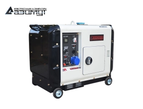 Однофазный дизельный генератор 10 кВт в кожухе АДП-10-230-ВПЭ