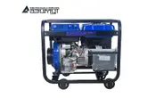 Трехфазный дизельный электрогенератор 5 кВт с электростартером АДП-5-Т400-ВЭ