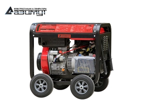 Однофазный дизельный электрогенератор 6 кВт с ручным запуском АДП-6-230-В