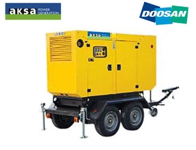 Передвижная дизельная электростанция 160 кВт AKSA AD220C на шасси