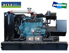 Дизель генератор AKSA AD410 (Doosan) мощностью 300 кВт с АВР