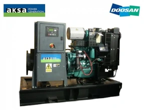 Дизельный генератор AKSA AD93 (Doosan) мощностью 60 кВт