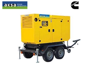 Передвижная дизельная электростанция 145 кВт AKSA APD200C на шасси