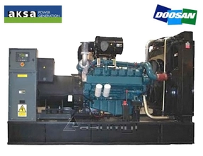 Дизельный генератор AKSA AD750 (Doosan) мощностью 550 кВт