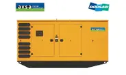Дизельный генератор AKSA AD410 - Doosan в кожухе