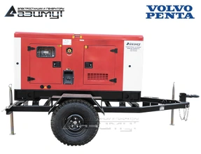 Передвижная электростанция дизельная 60 кВт Volvo Penta ЭД-60-Т400-1РКМ23 