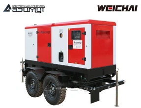 Передвижная дизельная электростанция 80 кВт Weichai ЭД-80-Т400-1РКМ7