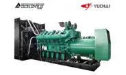 Дизельный генератор АД-1800С-Т400-1РМ26 Yuchai мощностью 1800 кВт открытого исполнения