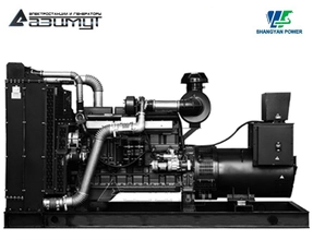 Дизельный генератор АД-200С-Т400-2РМ160 Shangyan мощностью 200 кВт открытого исполнения с автозапуском (АВР)