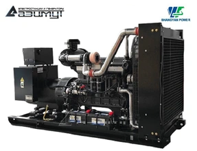Дизельный генератор АД-250С-Т400-2РМ160 Shangyan мощностью 250 кВт открытого исполнения с автозапуском (АВР)