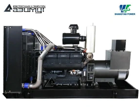 Дизельный генератор АД-350С-Т400-2РМ16 Shangyan мощностью 350 кВт открытого исполнения с автозапуском (АВР)