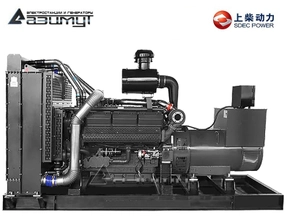 Дизельный генератор АД-350С-Т400-2РМ5 SDEC мощностью 350 кВт (380 В) открытого исполнения с автозапуском (АВР)