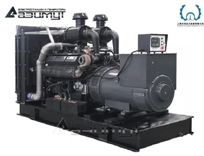 Дизельный генератор АД-500С-Т400-2РМ13 Woling мощностью 500 кВт открытого исполнения с автозапуском (АВР)