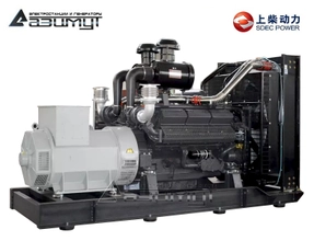 Дизельный генератор АД-500С-Т400-1РМ5 SDEC мощностью 500 кВт (380 В) открытого исполнения