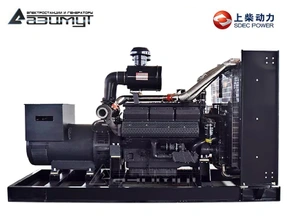 Дизельный генератор АД-550С-Т400-1РМ5 SDEC мощностью 550 кВт (380 В) открытого исполнения