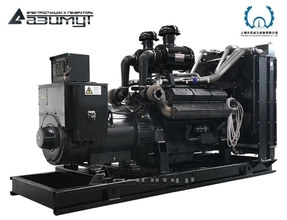 Дизельный генератор АД-630С-Т400-1РМ13 Woling мощностью 630 кВт открытого исполнения