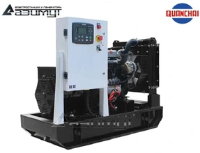 Дизельный генератор АД-7С-Т400-1РМ5 Quanchai мощностью 7 кВт (380 В) открытого исполнения