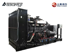 Дизельный генератор АД-900С-Т400-1РМ5 SDEC мощностью 900 кВт (380 В) открытого исполнения
