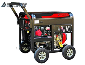 Однофазный дизельный электрогенератор 12 кВт (220 В) с автозапуском