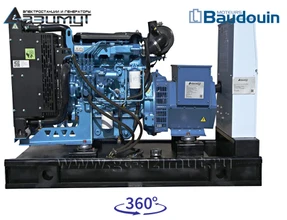 Дизельный генератор ДГУ 20 кВт <br>Baudouin Moteurs <br>АД-20С-Т400-1РМ9