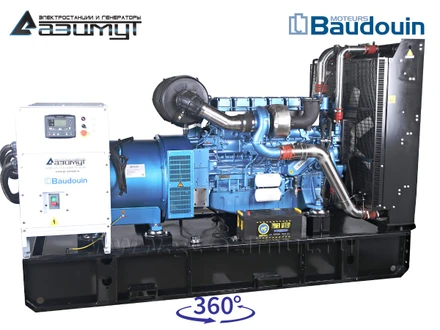 Дизельный генератор 400 кВт Baudouin АД-400С-Т400-1РМ9 