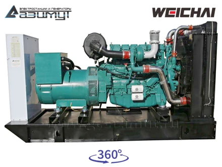 Дизельный генератор 300 кВт Weichai АД-300С-Т400-1РМ7