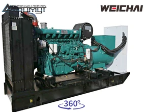 Дизельная электростанция 300 кВт Weichai ДЭС АД-300-Т400-1Р