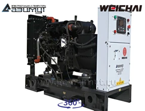 Дизель генераторная установка ДГУ 20 кВт (Weichai) <br>АД-20С-Т400-1РМ7