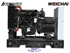 Дизель генераторная установка ДГУ 20 кВт (Weichai) <br>АД-20С-Т400-1РМ7