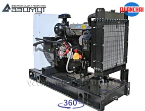 Однофазный дизель генератор <br>8 кВт (220 В) Quanchai <br>АД-8С-230-1РM5